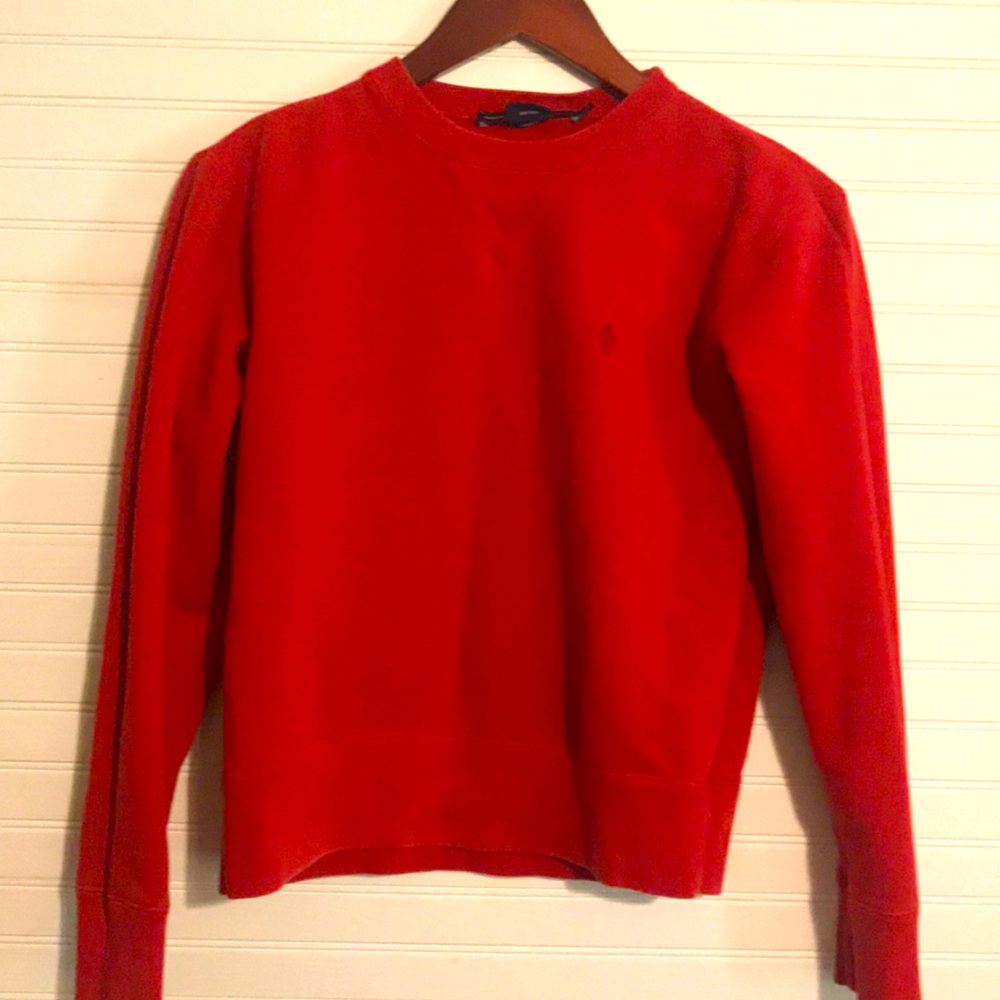 Red sweatshirt